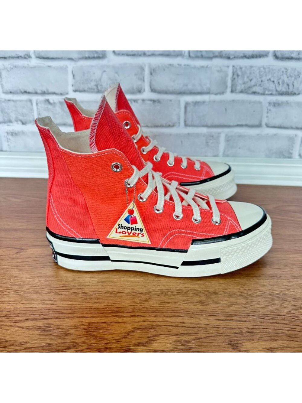 ❤️Converse Chuck 70 Plus Hi Top Platform Sz 7 Mens Shoes Orange Sneaker A06432C